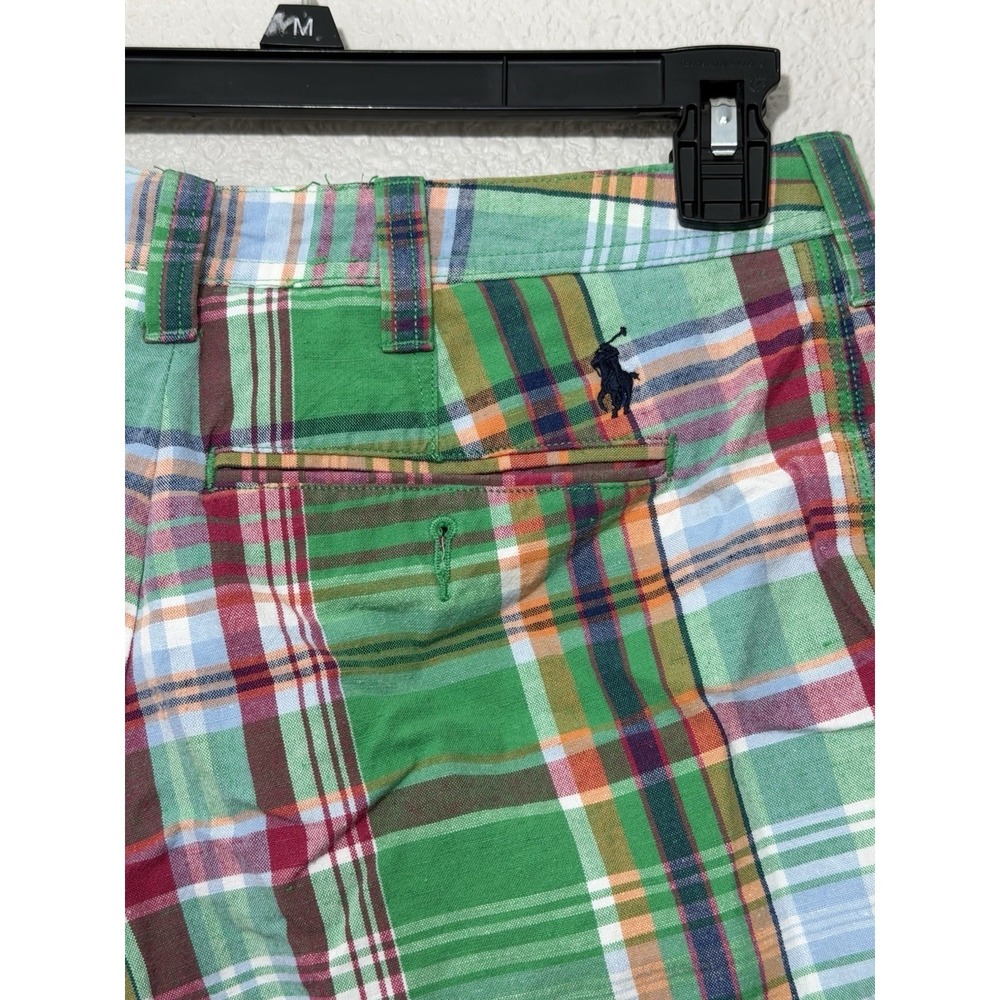 Polo Ralph Lauren Women's Shorts 8 Plaid Summer Preppy Retro 90s - Picture 8 of 8